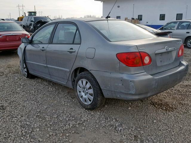 JTDBR32EX42029329 - 2004 TOYOTA COROLLA CE SILVER photo 3