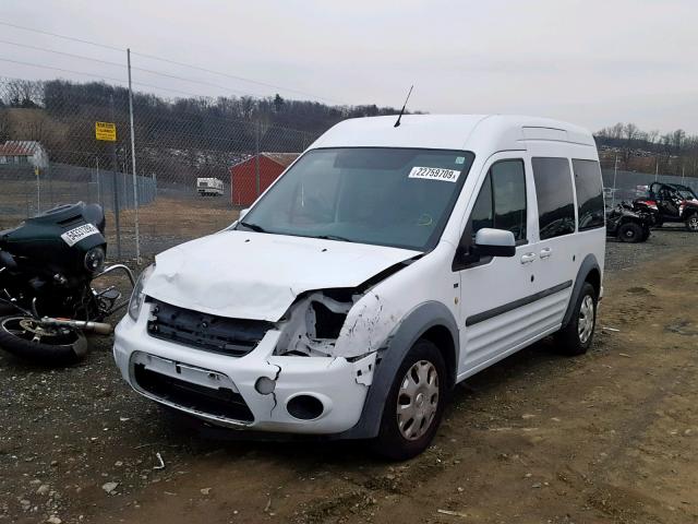 NM0KS9CN6BT051032 - 2011 FORD TRANSIT CO WHITE photo 2