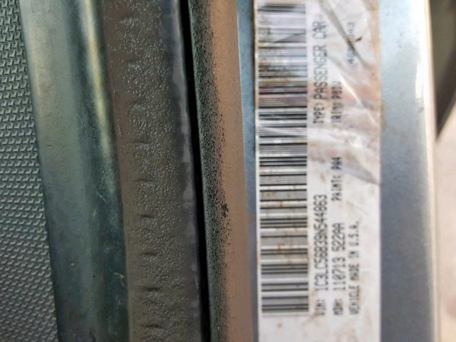 1C3LC56B39N544863 - 2009 CHRYSLER SEBRING TO GRAY photo 10