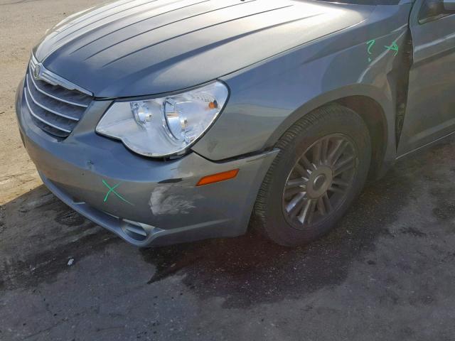 1C3LC56B39N544863 - 2009 CHRYSLER SEBRING TO GRAY photo 9