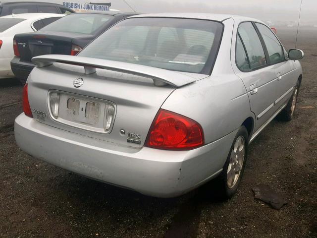 3N1CB51D26L547940 - 2006 NISSAN SENTRA 1.8 SILVER photo 4