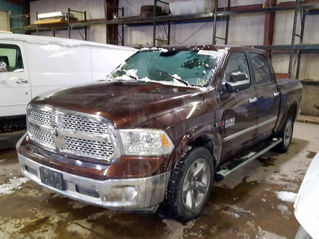 1C6RR7NMXFS531910 - 2015 RAM 1500 LARAM BROWN photo 2