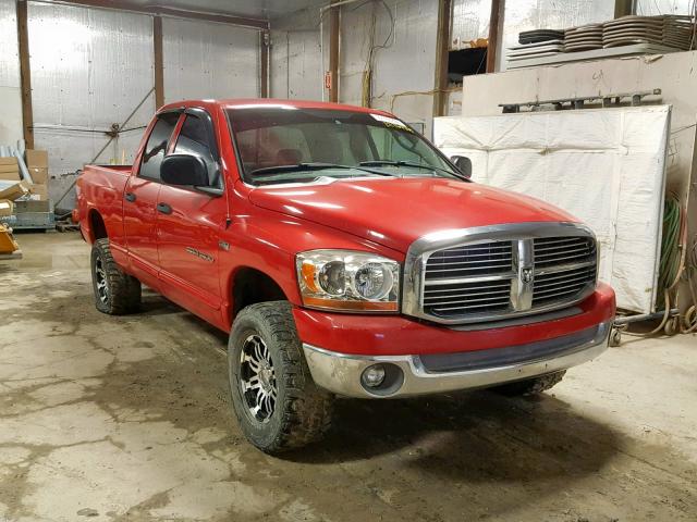 1D7HU18256S573241 - 2006 DODGE RAM 1500 S RED photo 1