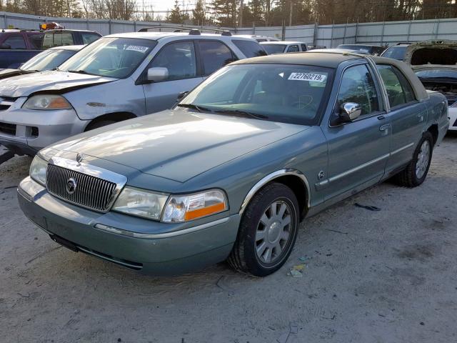 2MEFM75W95X674580 - 2005 MERCURY GRAND MARQ მწვანე ფოტო 2