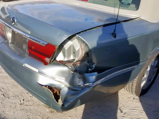 2MEFM75W95X674580 - 2005 MERCURY GRAND MARQ მწვანე ფოტო 9