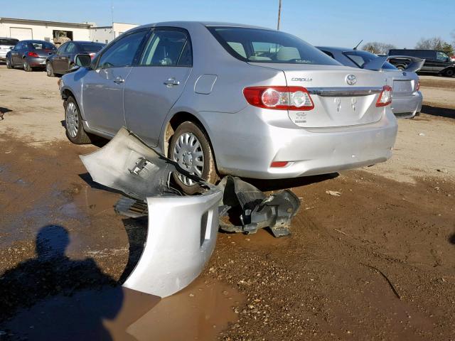 2T1BU4EE0CC829668 - 2012 TOYOTA COROLLA BA 银色 照片 3