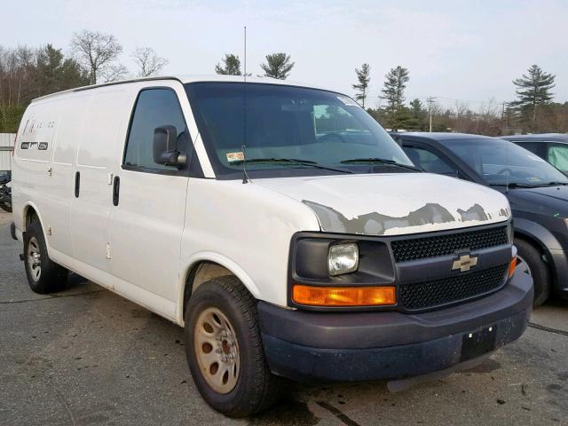 1GCUGADX4A1150473 - 2010 CHEVROLET EXPRESS G1 WHITE photo 1