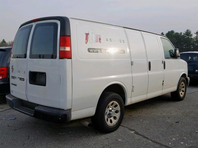 1GCUGADX4A1150473 - 2010 CHEVROLET EXPRESS G1 WHITE photo 4