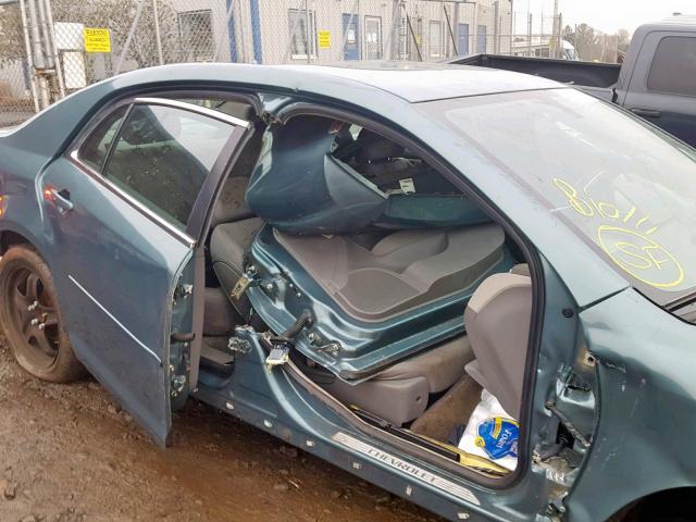 1G1ZG57B79F201680 - 2009 CHEVROLET MALIBU LS ლურჯი ფოტო 10