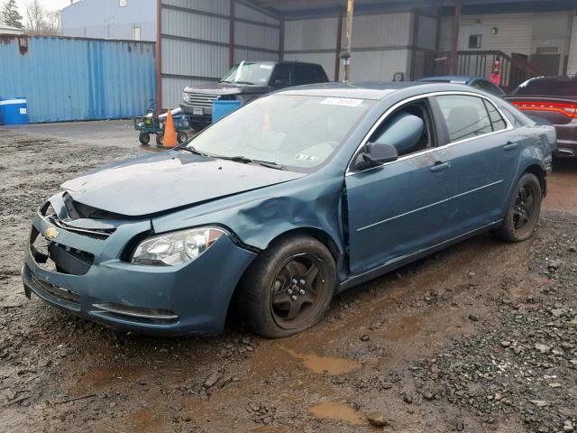 1G1ZG57B79F201680 - 2009 CHEVROLET MALIBU LS ლურჯი ფოტო 2