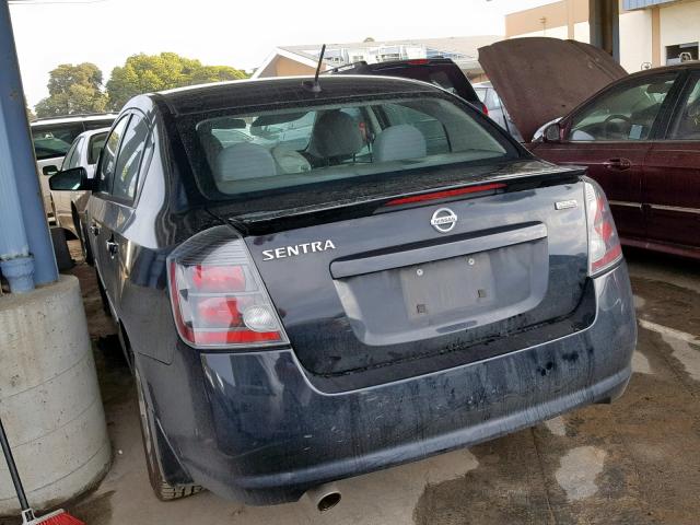 3N1AB6AP1CL619164 - 2012 NISSAN SENTRA 2.0 BLACK photo 3