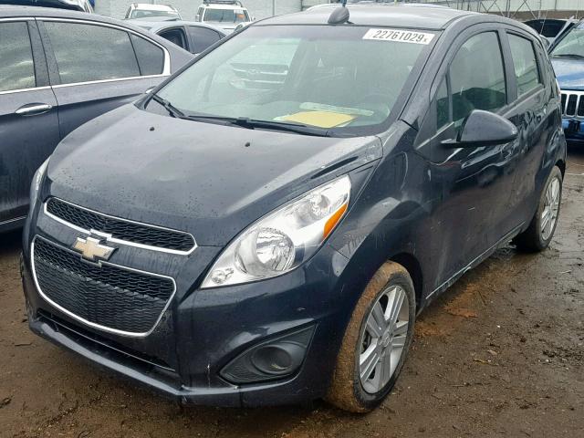 KL8CB6S94FC799285 - 2015 CHEVROLET SPARK LS BLACK photo 2