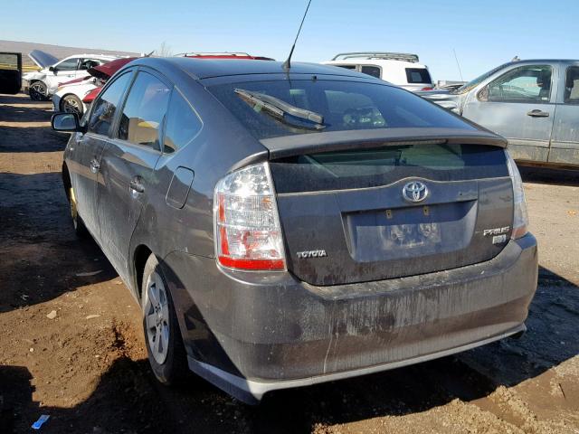 JTDKB20U593518442 - 2009 TOYOTA PRIUS CHARCOAL photo 3