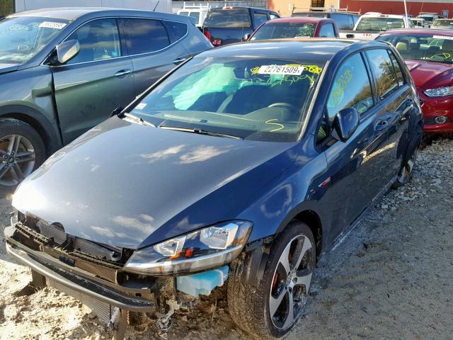 3VW547AU6JM297212 - 2018 VOLKSWAGEN GTI SPORT Boz foto 2