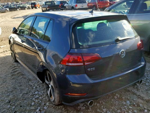 3VW547AU6JM297212 - 2018 VOLKSWAGEN GTI SPORT Boz foto 3