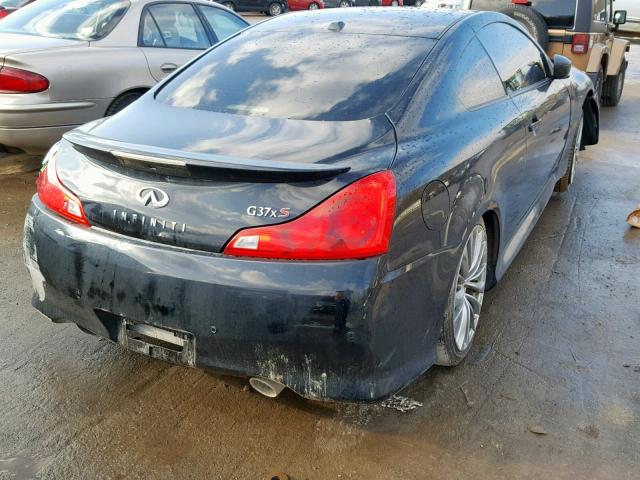 JN1CV6EL7DM980896 - 2013 INFINITI G37 BLACK photo 4