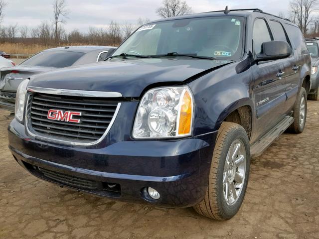 1GKFK16388J201537 - 2008 GMC YUKON XL K BLUE photo 2