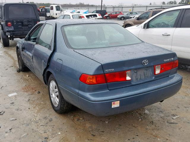 4T1BG22K2YU982936 - 2000 TOYOTA CAMRY CE BLUE photo 3