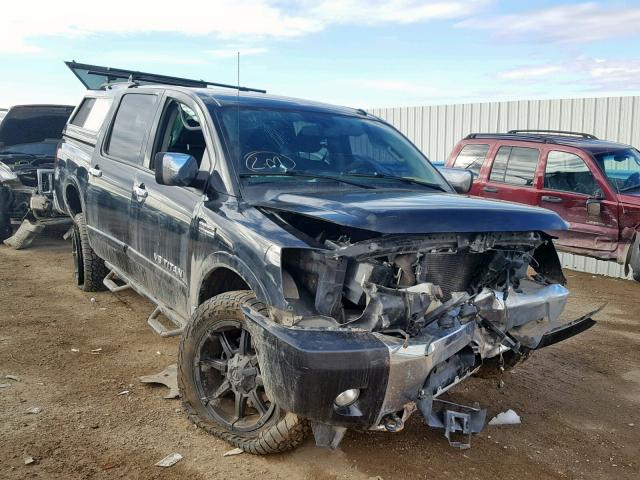 1N6BA0ECXFN513211 - 2015 NISSAN TITAN S BLACK photo 1