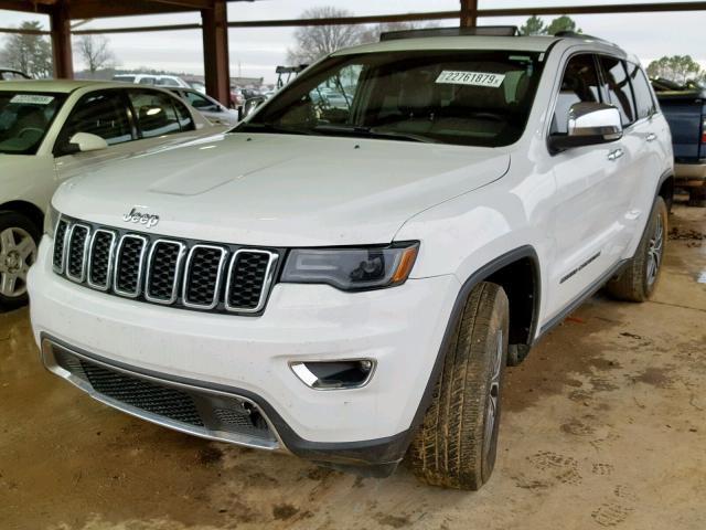 1C4RJFBG3HC716838 - 2017 JEEP GRAND CHER WHITE photo 2