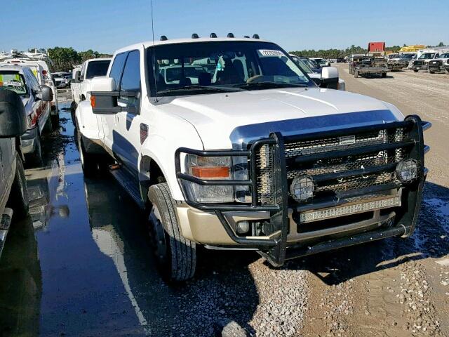 1FTXW43R89EA99472 - 2009 FORD F450 SUPER WHITE photo 1