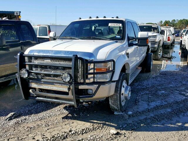 1FTXW43R89EA99472 - 2009 FORD F450 SUPER WHITE photo 2