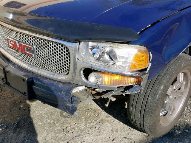 1GKEK63U15J161240 - 2005 GMC YUKON DENA BLUE photo 9