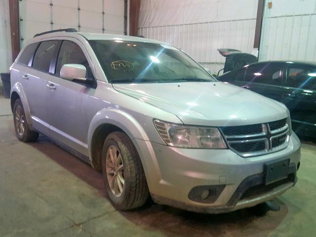 3C4PDDBG4ET137716 - 2014 DODGE JOURNEY SX SILVER photo 1