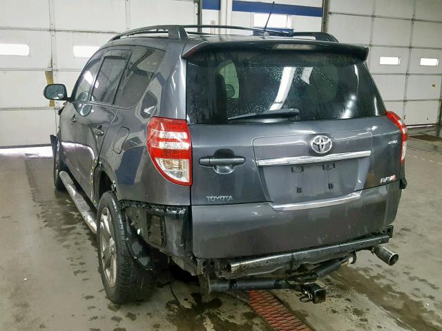 JTMRF4DV8A5036865 - 2010 TOYOTA RAV4 SPORT GRAY photo 3