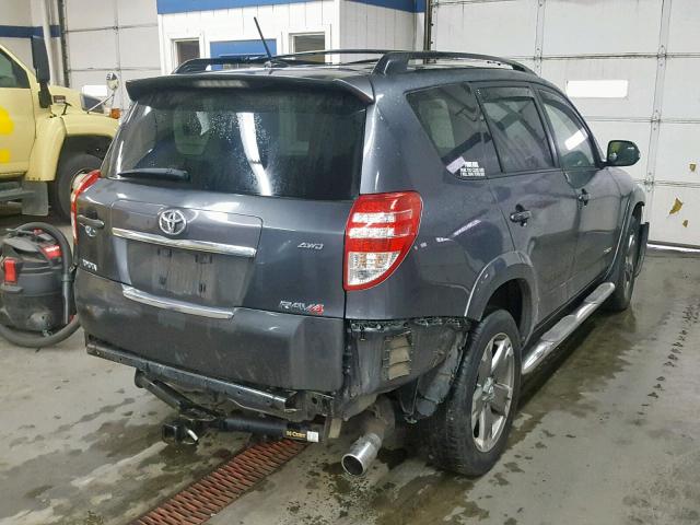 JTMRF4DV8A5036865 - 2010 TOYOTA RAV4 SPORT GRAY photo 4