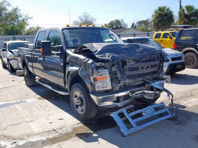 1FTSW21R89EB29412 - 2009 FORD F250 SUPER GRAY photo 1