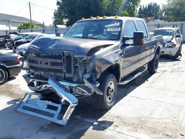 1FTSW21R89EB29412 - 2009 FORD F250 SUPER GRAY photo 2