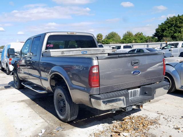 1FTSW21R89EB29412 - 2009 FORD F250 SUPER GRAY photo 3