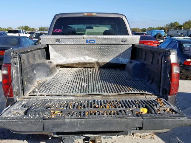 1FTSW21R89EB29412 - 2009 FORD F250 SUPER GRAY photo 9