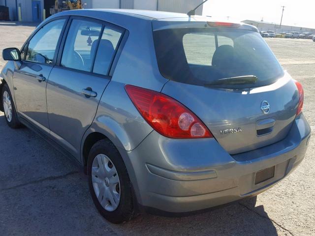 3N1BC1CP5BL366981 - 2011 NISSAN VERSA S GRAY photo 3