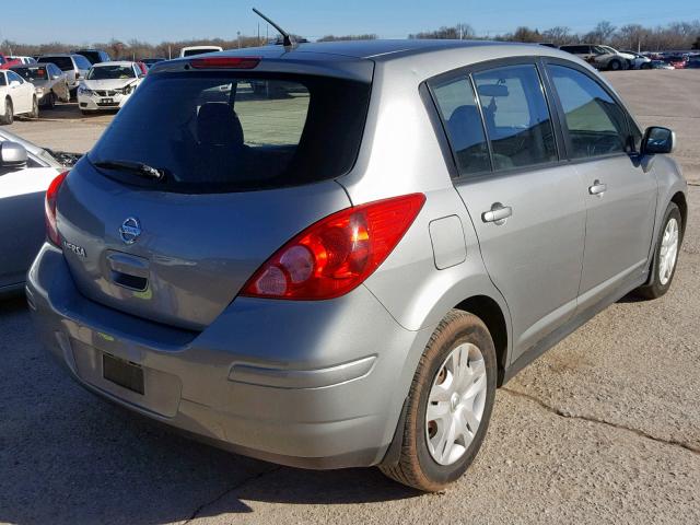 3N1BC1CP5BL366981 - 2011 NISSAN VERSA S GRAY photo 4