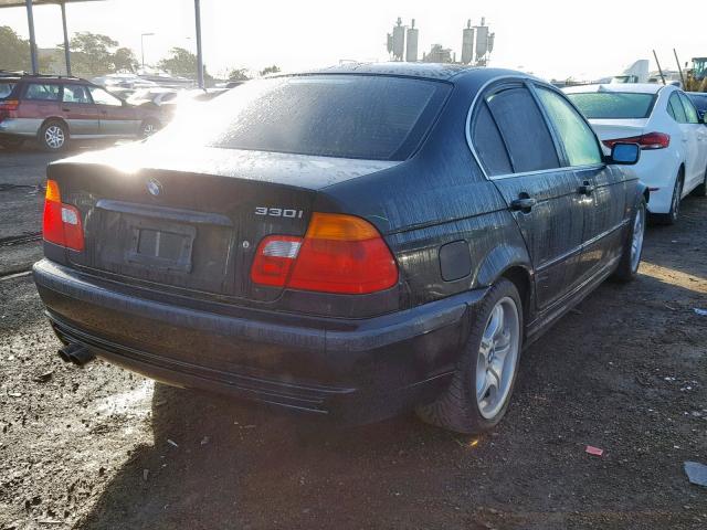 WBAAV53471FJ67100 - 2001 BMW 330 I BLACK photo 4