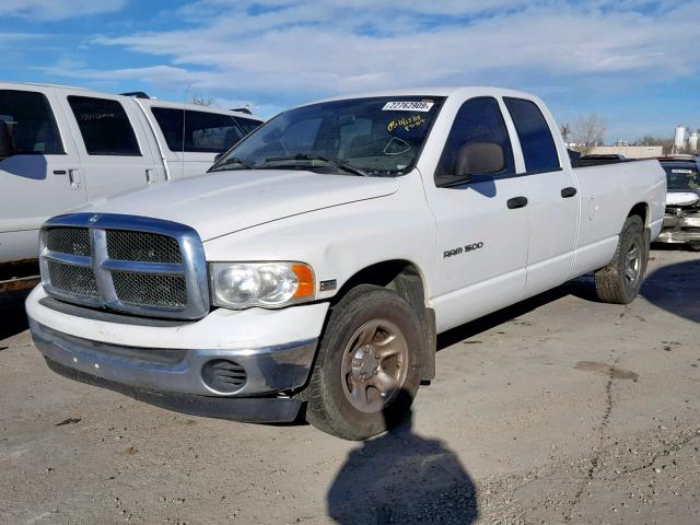 1D7HA18D74J287453 - 2004 DODGE 1500 WHITE photo 2