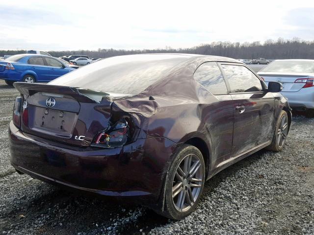 JTKJF5C76B3009451 - 2011 TOYOTA SCION TC იასამნისფერი ფოტო 4