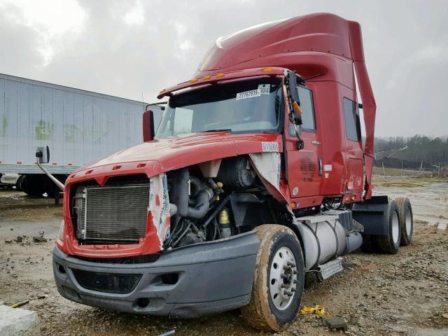 3HSDJSJR4DN415074 - 2013 INTERNATIONAL PROSTAR RED photo 2