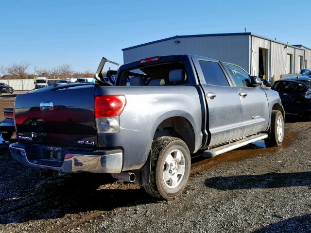 5TFDW54109X091999 - 2009 TOYOTA TUNDRA CRE GRAY photo 4