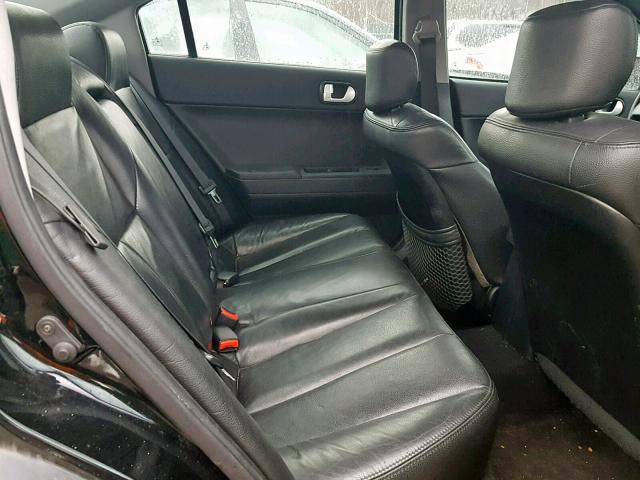 4A3AB36F26E073729 - 2006 MITSUBISHI GALANT ES BLACK photo 6