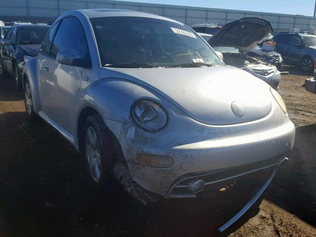 3VWCP21C62M460855 - 2002 VOLKSWAGEN NEW BEETLE Gümüş foto 1