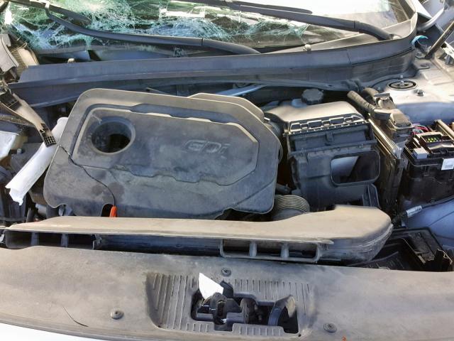 5NPE34AF1FH045628 - 2015 HYUNDAI SONATA SPO GRAY photo 7