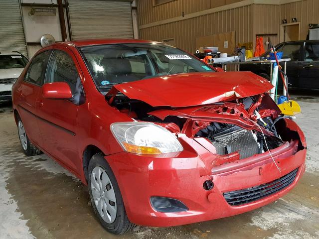 JTDBT4K3XA1394794 - 2010 TOYOTA YARIS RED photo 1