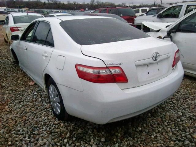 4T1BE46K49U861676 - 2009 TOYOTA CAMRY BASE WHITE photo 3