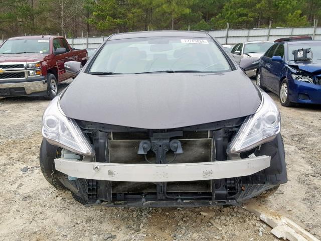 KMHFG4JG7GA513495 - 2016 HYUNDAI AZERA BROWN photo 9