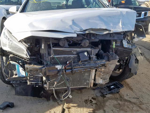 5NPE34AB6FH075155 - 2015 HYUNDAI SONATA SPO SILVER photo 9