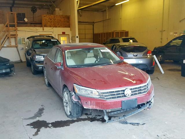 1VWBA7A39JC000177 - 2018 VOLKSWAGEN PASSAT SE BURGUNDY photo 1