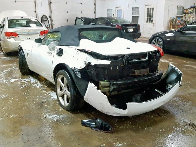 1G2MB33B86Y100484 - 2006 PONTIAC SOLSTICE WHITE photo 3